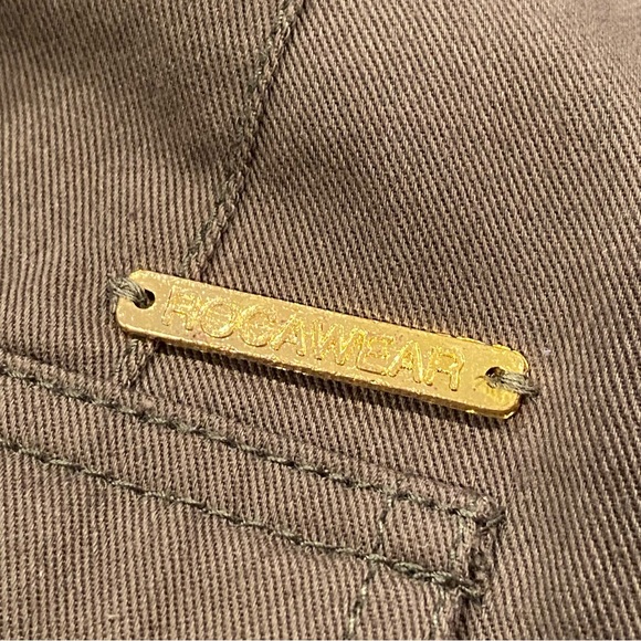 Vintage ROCAWEAR Army Green Military Style Jacket Women's Size M Gold Buttons - Picture 4 of 16